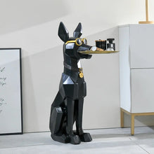 Load image into Gallery viewer, DASHING DOBERMAN DOG SERVER-BIG SIZE