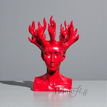Load image into Gallery viewer, ETERNAL FLAME HEAD SCULPTURE