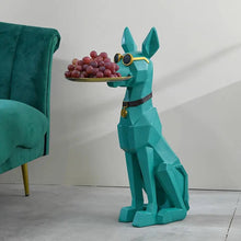 Load image into Gallery viewer, DASHING DOBERMAN DOG SERVER-BIG SIZE