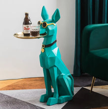 Load image into Gallery viewer, DASHING DOBERMAN DOG SERVER-BIG SIZE