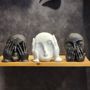 EXPRESSION SET OF 3 FACES - NEW