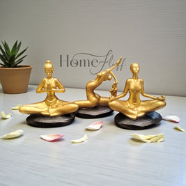 THE MINDFUL TRIO YOGA SCULPTURES