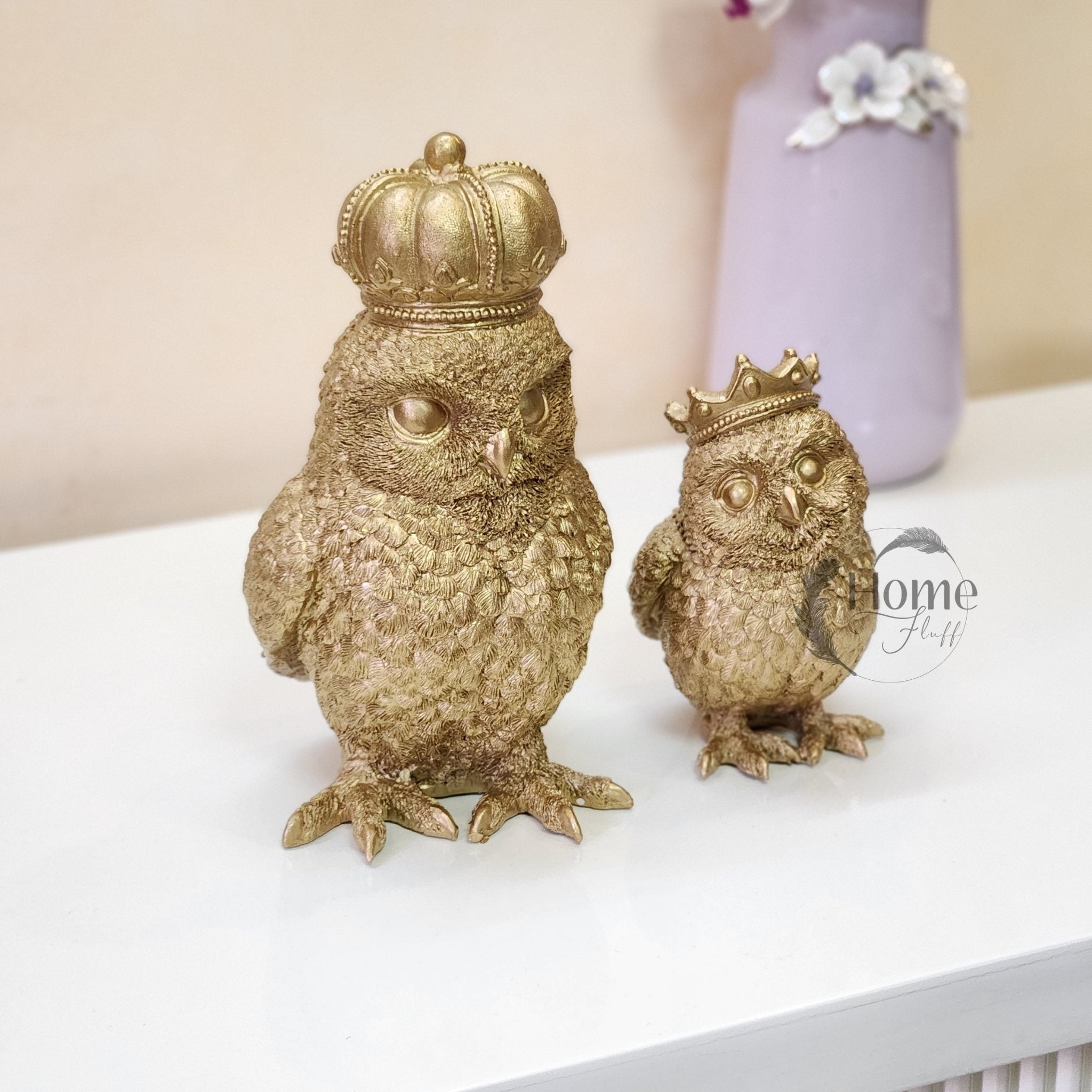 KING & QUEEN OWLS SET