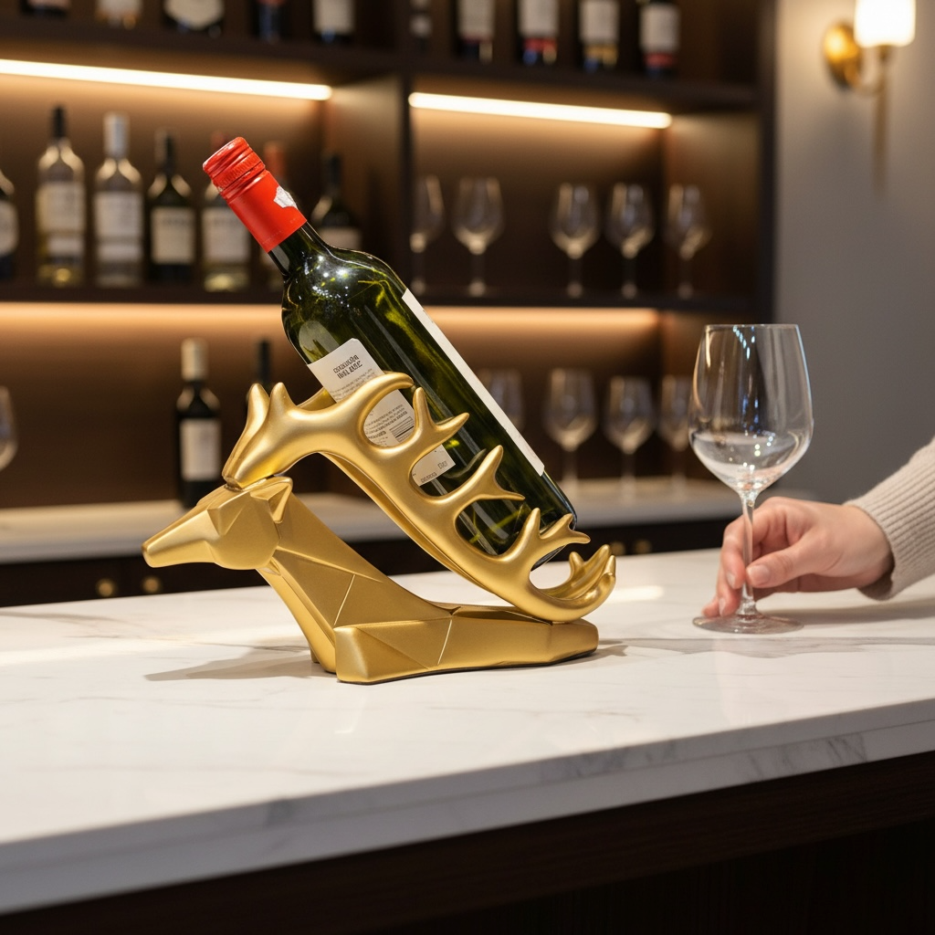 DEER WINE HOLDER