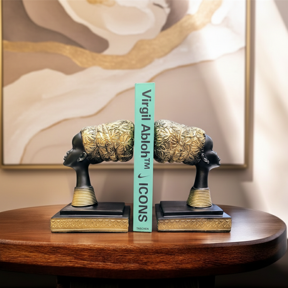 ROYAL HEAD BOOKENDS