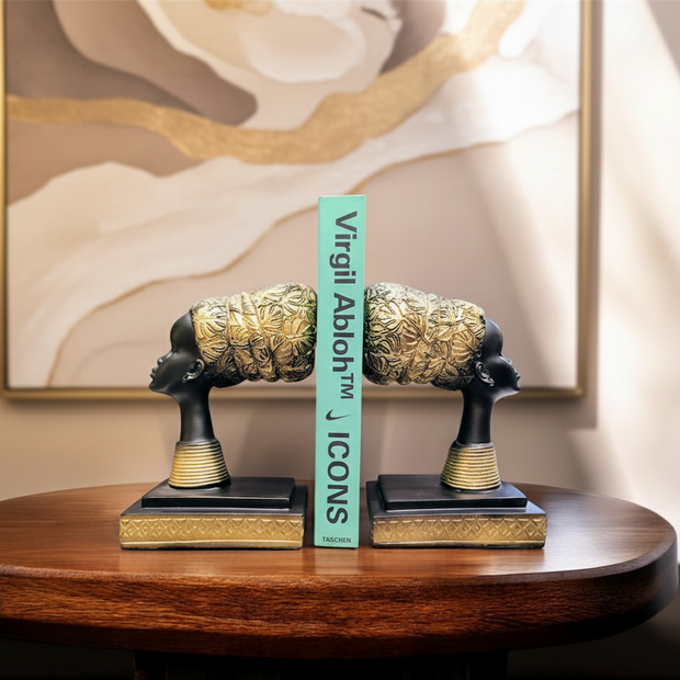 ROYAL HEAD BOOKENDS
