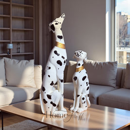 DALMATIAN DOGS SCULPTURES SET