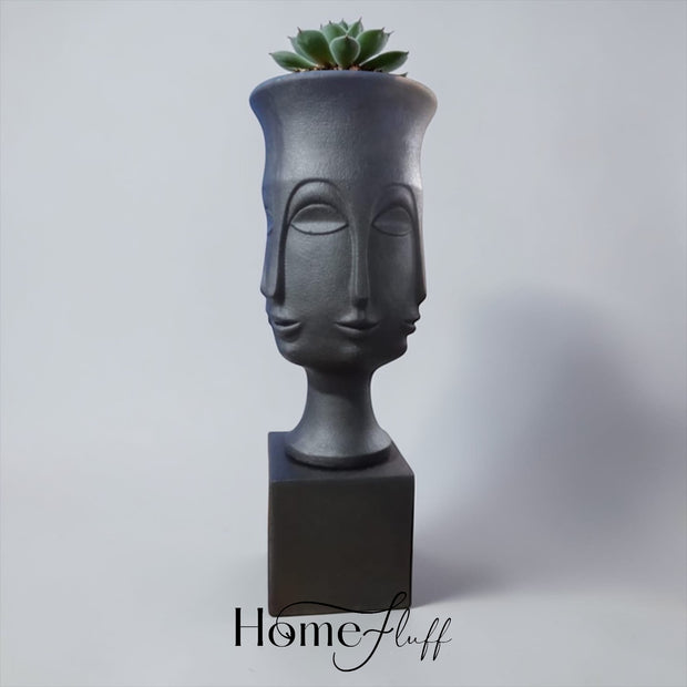 FACES & ROOTS FLOOR PLANTER- BIG SIZE