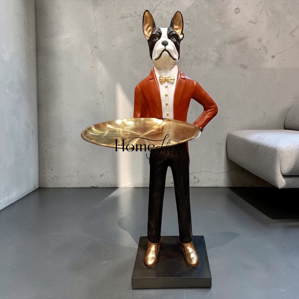 CHARISMATIC BULLDOG BUTLER ACCENT-BIG SIZE