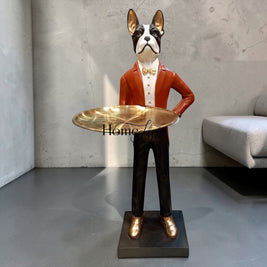 CHARISMATIC BULLDOG BUTLER ACCENT-BIG SIZE