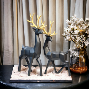 OPULENT REINDEER PAIR