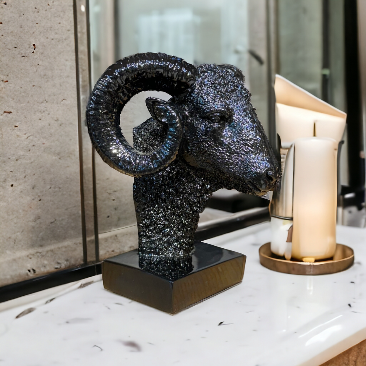 RAM BUST SCULPTURE