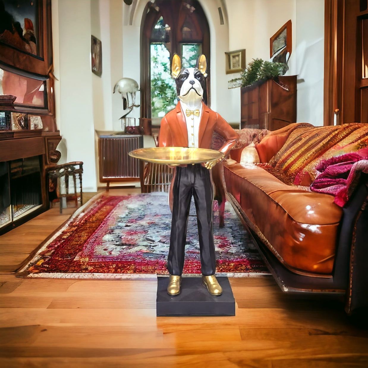 CHARISMATIC BULLDOG BUTLER ACCENT-BIG SIZE