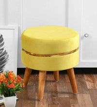Load image into Gallery viewer, GOLDEN RING VELVETY OTTOMAN
