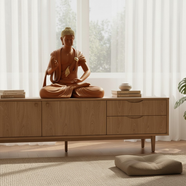 SERENE BUDDHA SCULPTURE