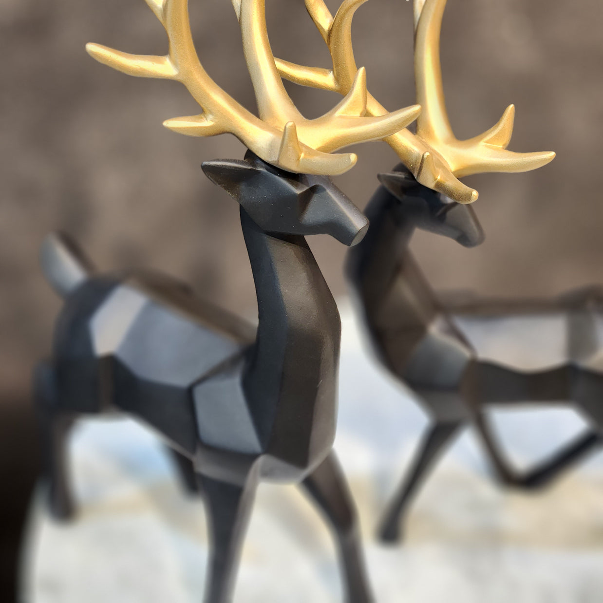 OPULENT REINDEER PAIR
