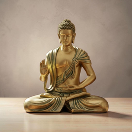 SERENE BUDDHA SCULPTURE