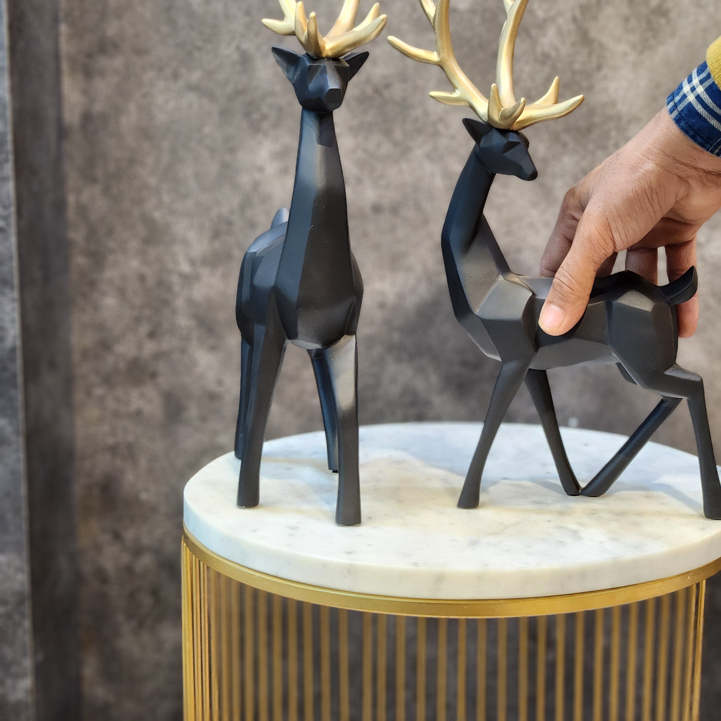 OPULENT REINDEER PAIR