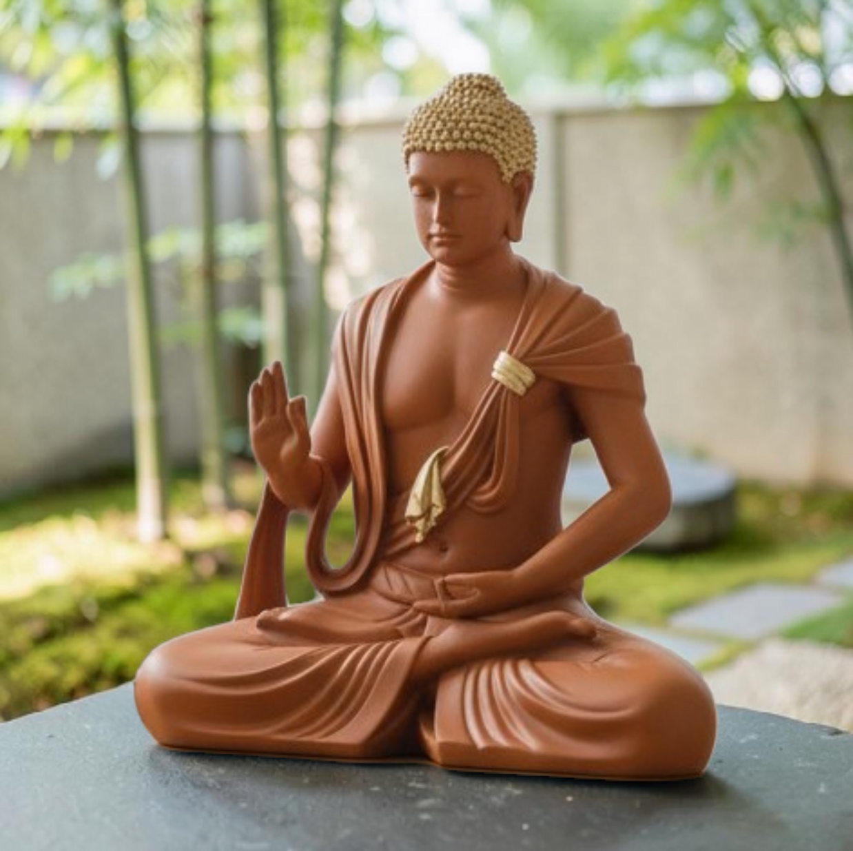 SERENE BUDDHA SCULPTURE