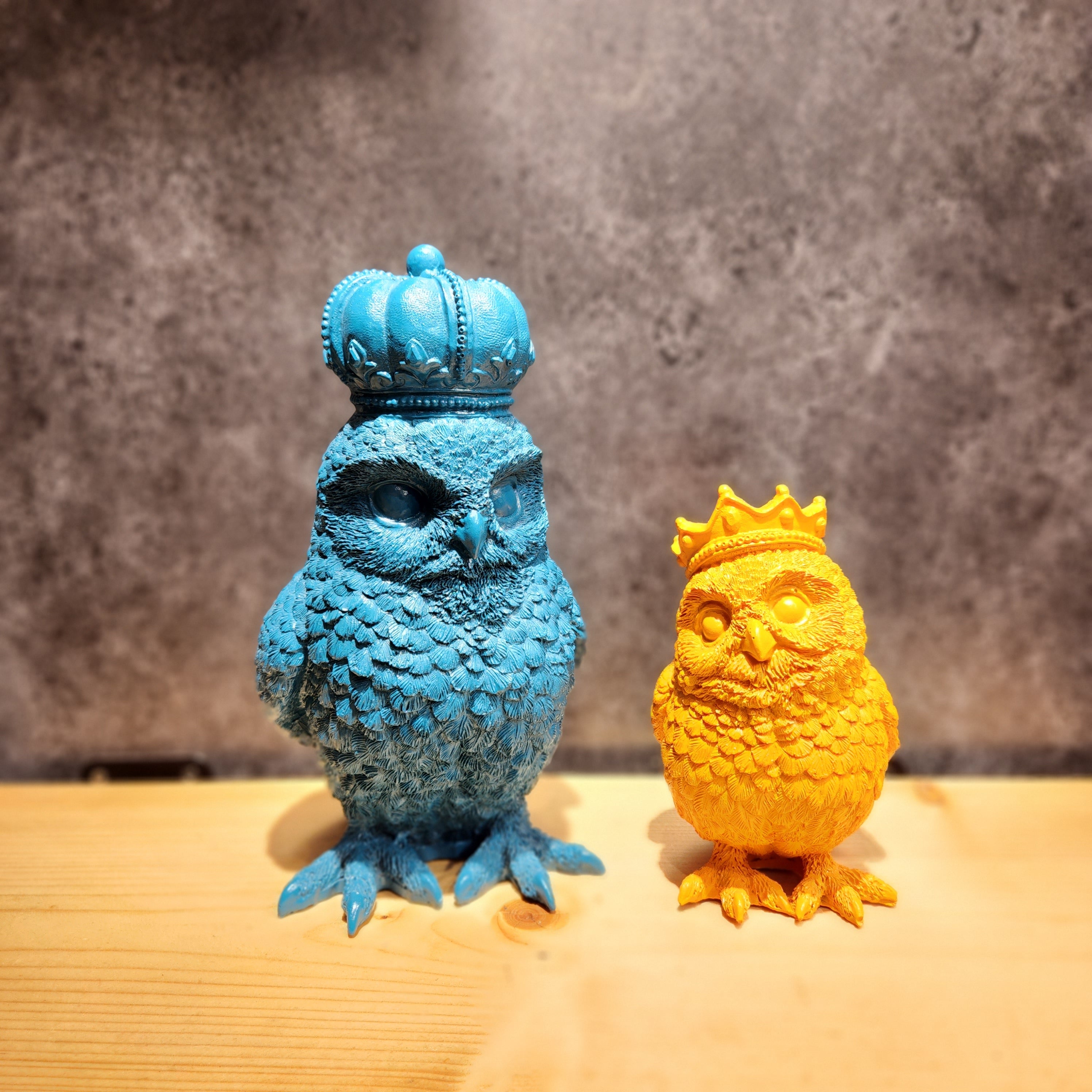 KING & QUEEN OWLS SET