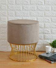 Load image into Gallery viewer, CONTEMPORARY CASA VELVET POUF
